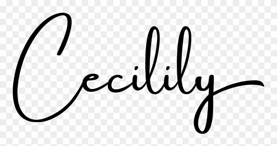 Women's Clothing - Calligraphy Clipart