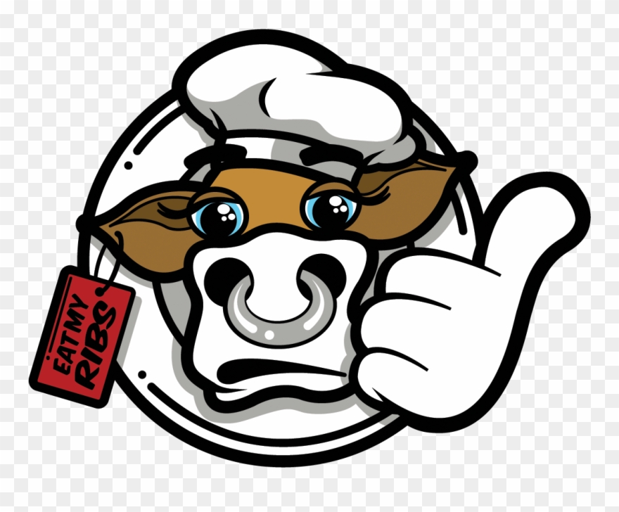 Roast Ribs And Pizza Clipart