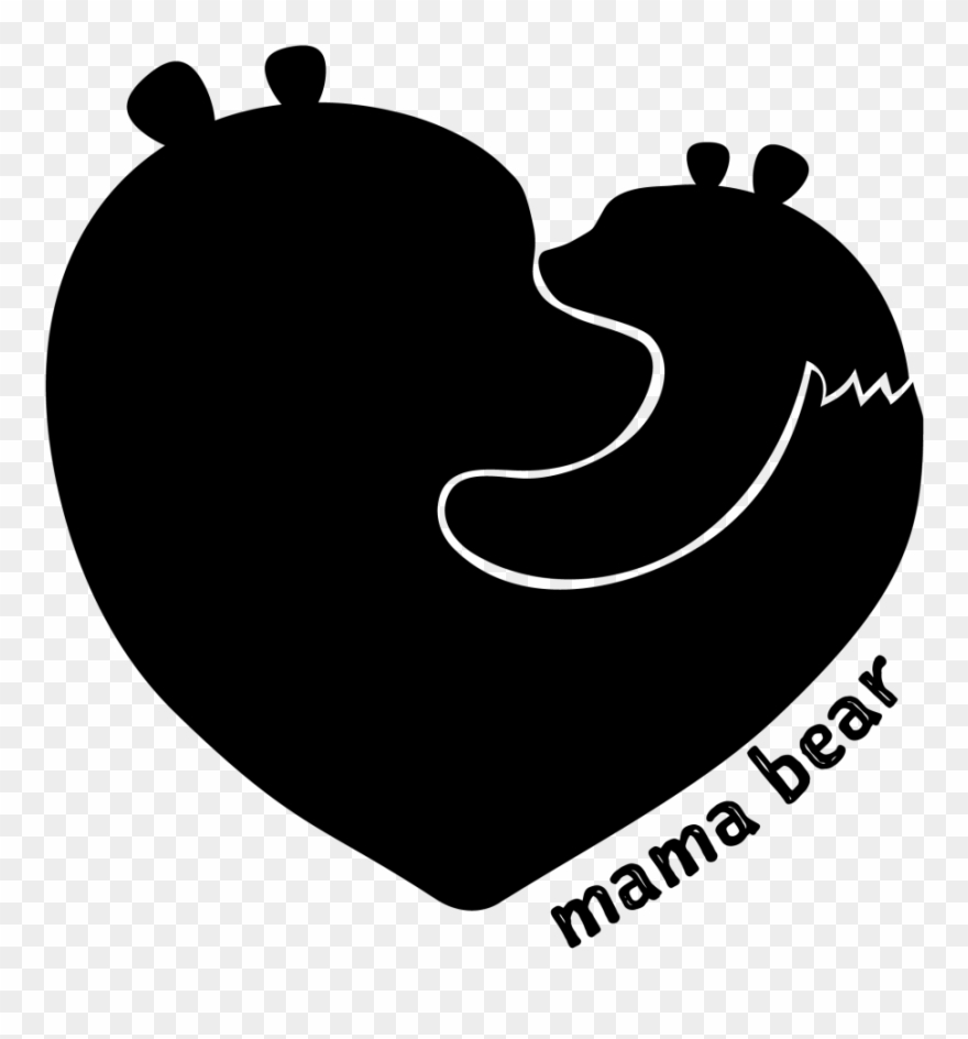 Mama Bear Birth Services - Mama Bear Logo Clipart