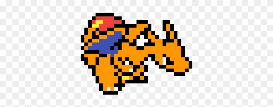 Yo Mama - Charizard Pokemon Perler Necklace Clipart