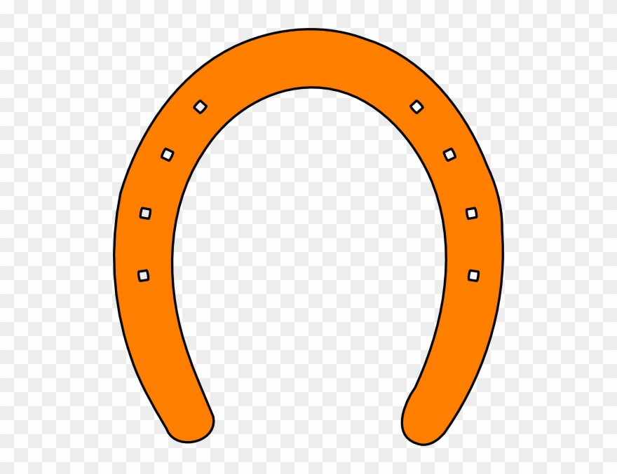 Orange Horseshoe Clipart - Png Download