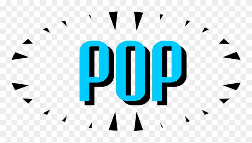 Pop Music Clipart - Pop Text - Png Download