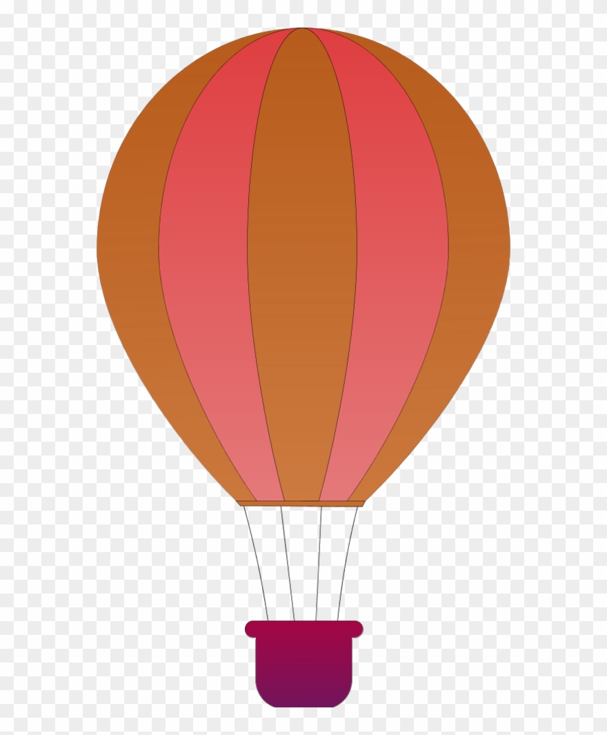 Water Balloon Clip Art Free - Hot Air Balloon Clipart Purple - Png Download