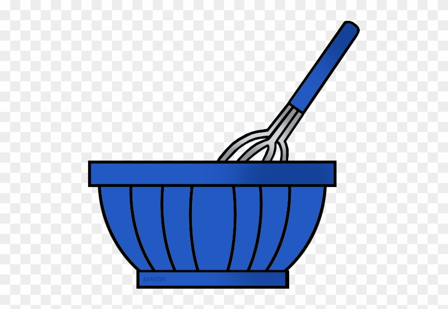Blue Mixing Bowl - Mix Clipart - Png Download