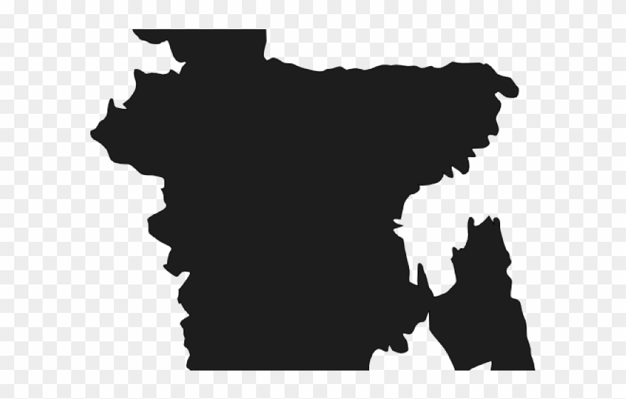 Bangladesh Clipart - Bangladesh Map Vector - Png Download