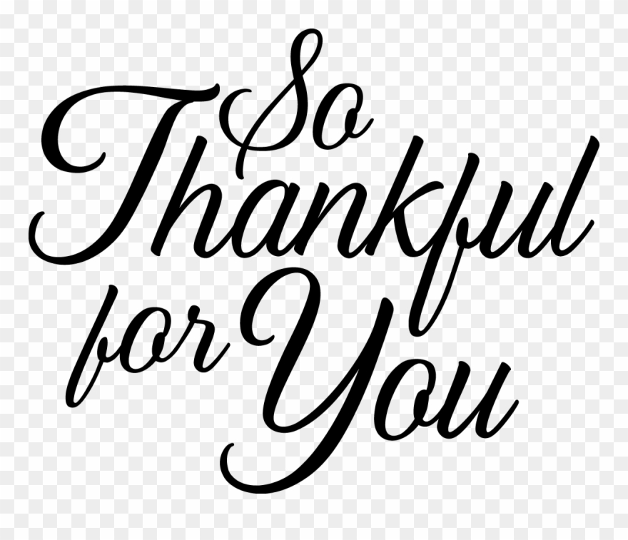 So Thankful For You - Close To You By Kara Isaac Clipart