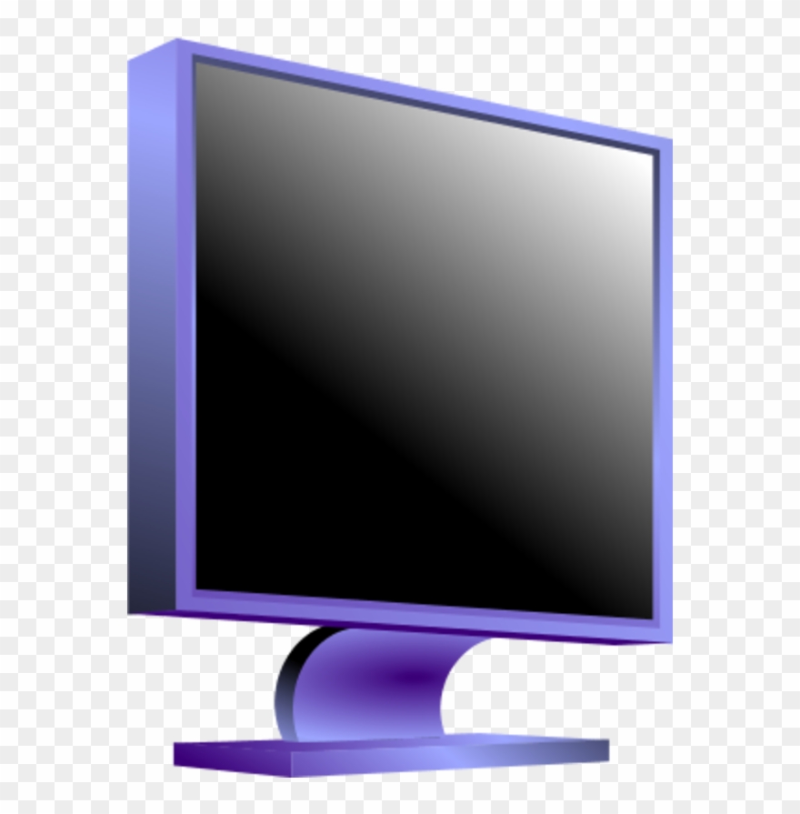 Computer Monitor Clipart Computer Monitors Led-backlit - Computer Monitor Vector Pink - Png Download