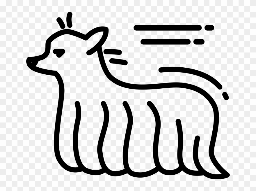 Yorkshire Terrier Rubber Stamp - Yorkshire Terrier Clipart