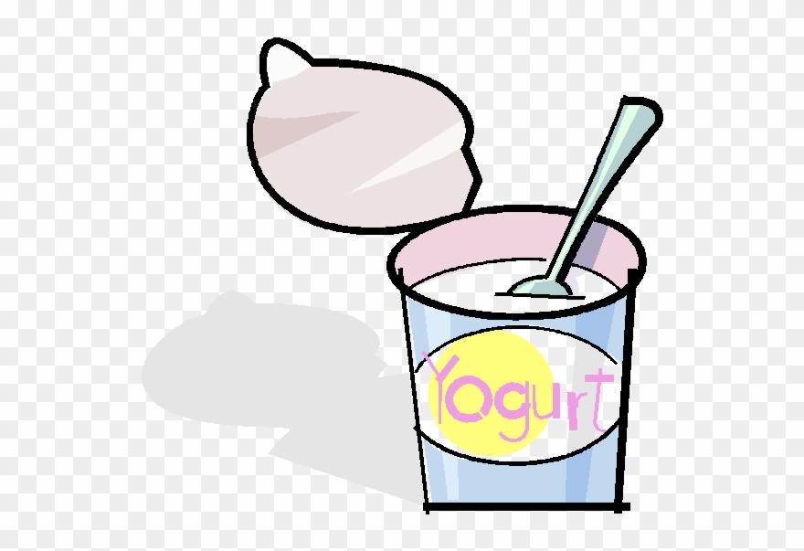 A Daily Glass Of Sour Milk Biovibrands 28 Collection - Yogurt Cartoon Png Clipart