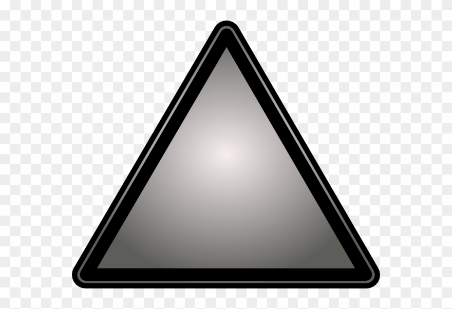 Clip Arts Related To - Gray Triangle Clipart - Png Download