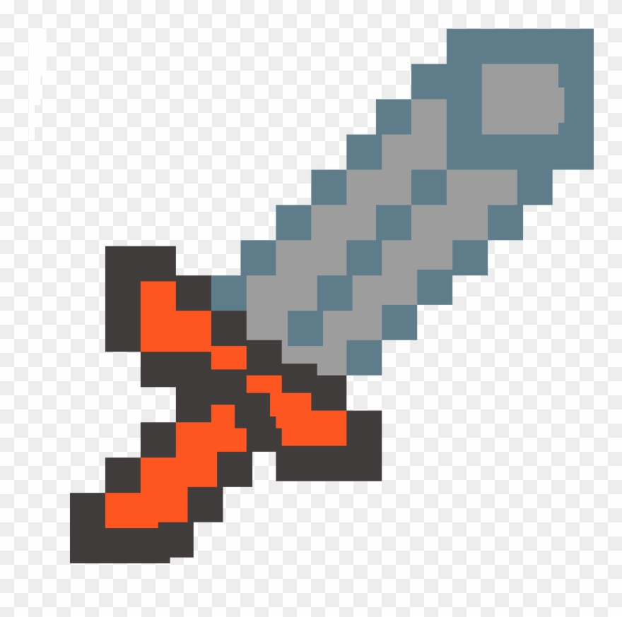 Sword - Minecraft Wood Sword Texture Clipart
