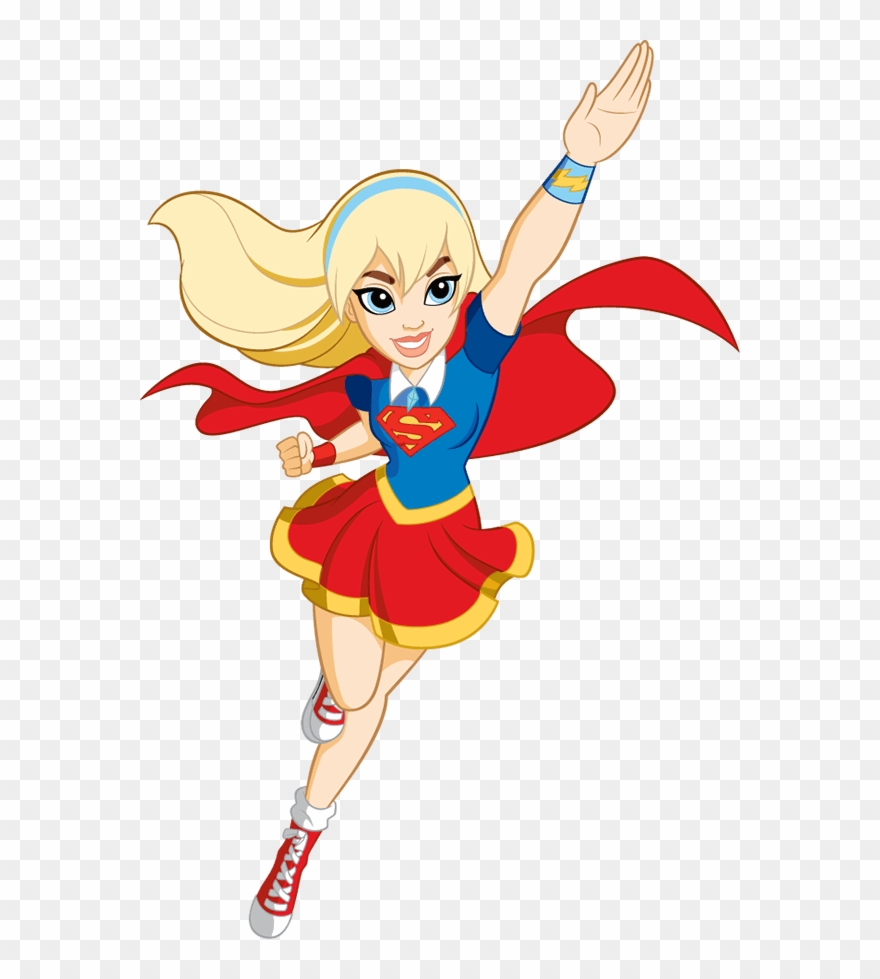 Dc Super Hero Girls Supergirl - Dc Superhero Girls Supergirl Png Clipart