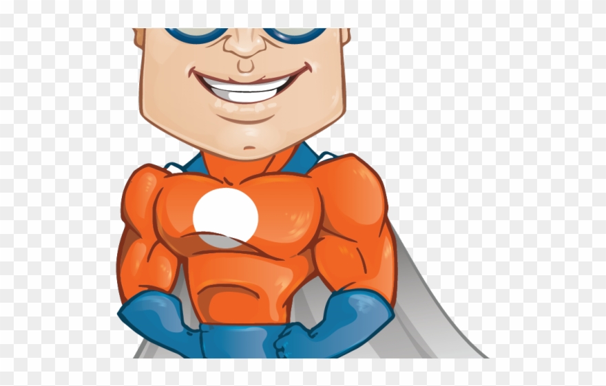 Hero Clipart Border - Smart Superhero - Png Download