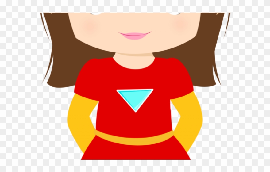 Hero Clipart Child - Superhero Girl Clipart - Png Download