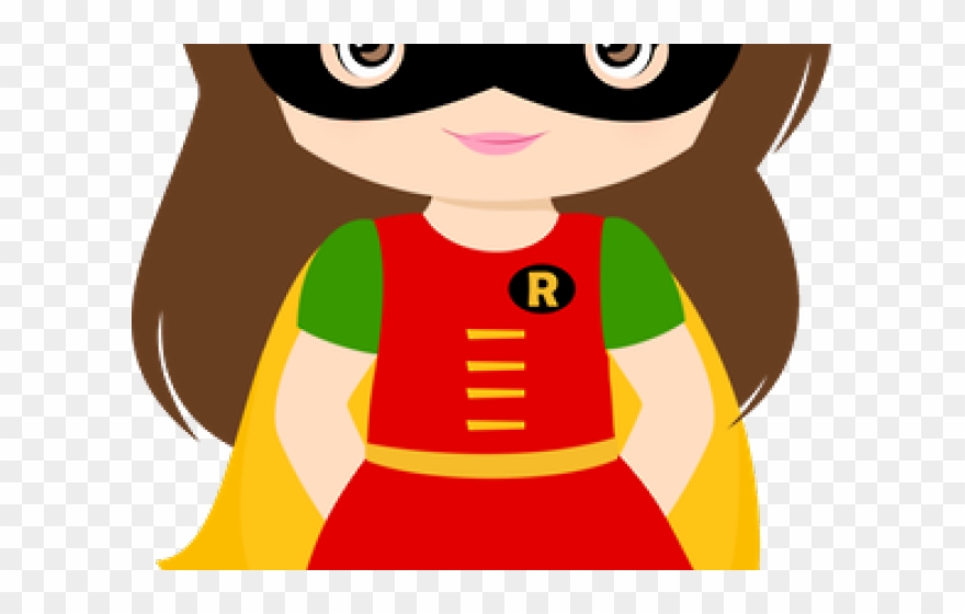 Hero Clipart Robin - Superhero Girl Clipart Png Transparent Png