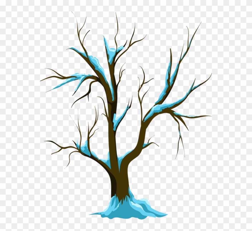 Arbre,tubes,png - Drawing On Winter Season Clipart