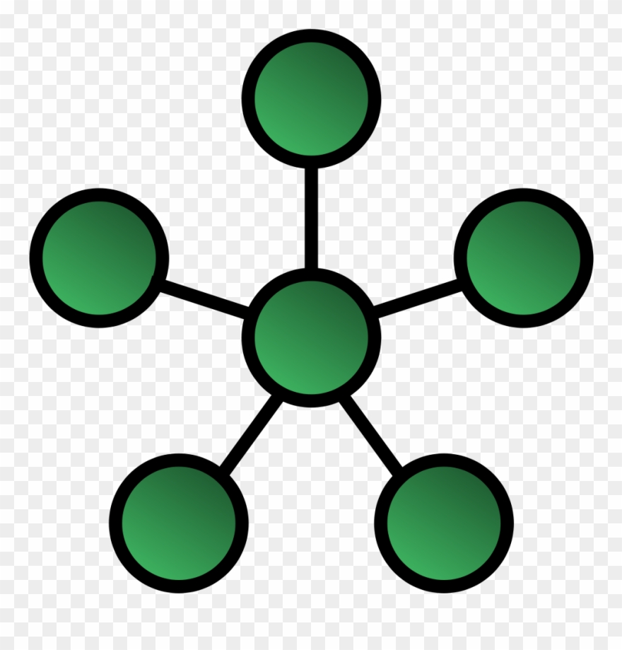 Network Topology Star Clipart