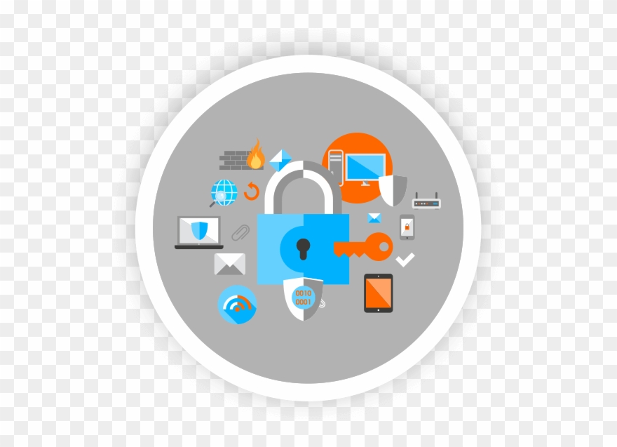 Cyber Security Icon Transparent Clipart