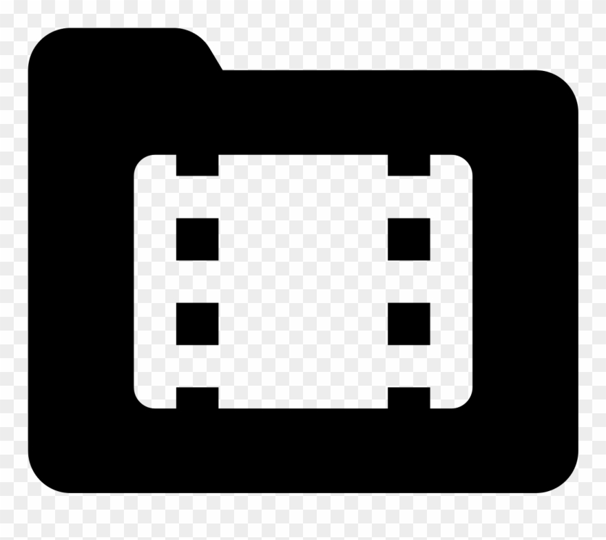 Movies Folder Icon - Film Clipart