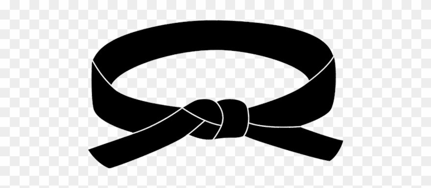 Black Belt Taekwondo Clip Art - Png Download