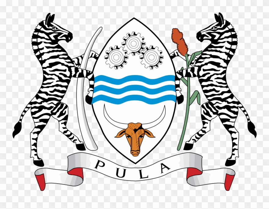 Image Transparent Library Boputs Logo Png Transparent - Coat Of Arms Of Botswana Clipart