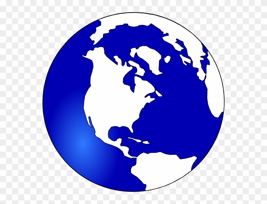 Blue And White Earth Clipart