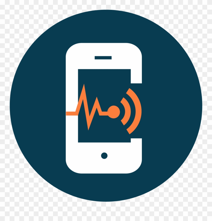 Mhealth & Telehealth Patient Monitoring Solutions - Illustration Clipart