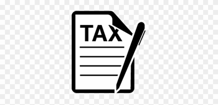 Tax Clipart Tax Bill - Taxes Clip Art Black And White - Png Download