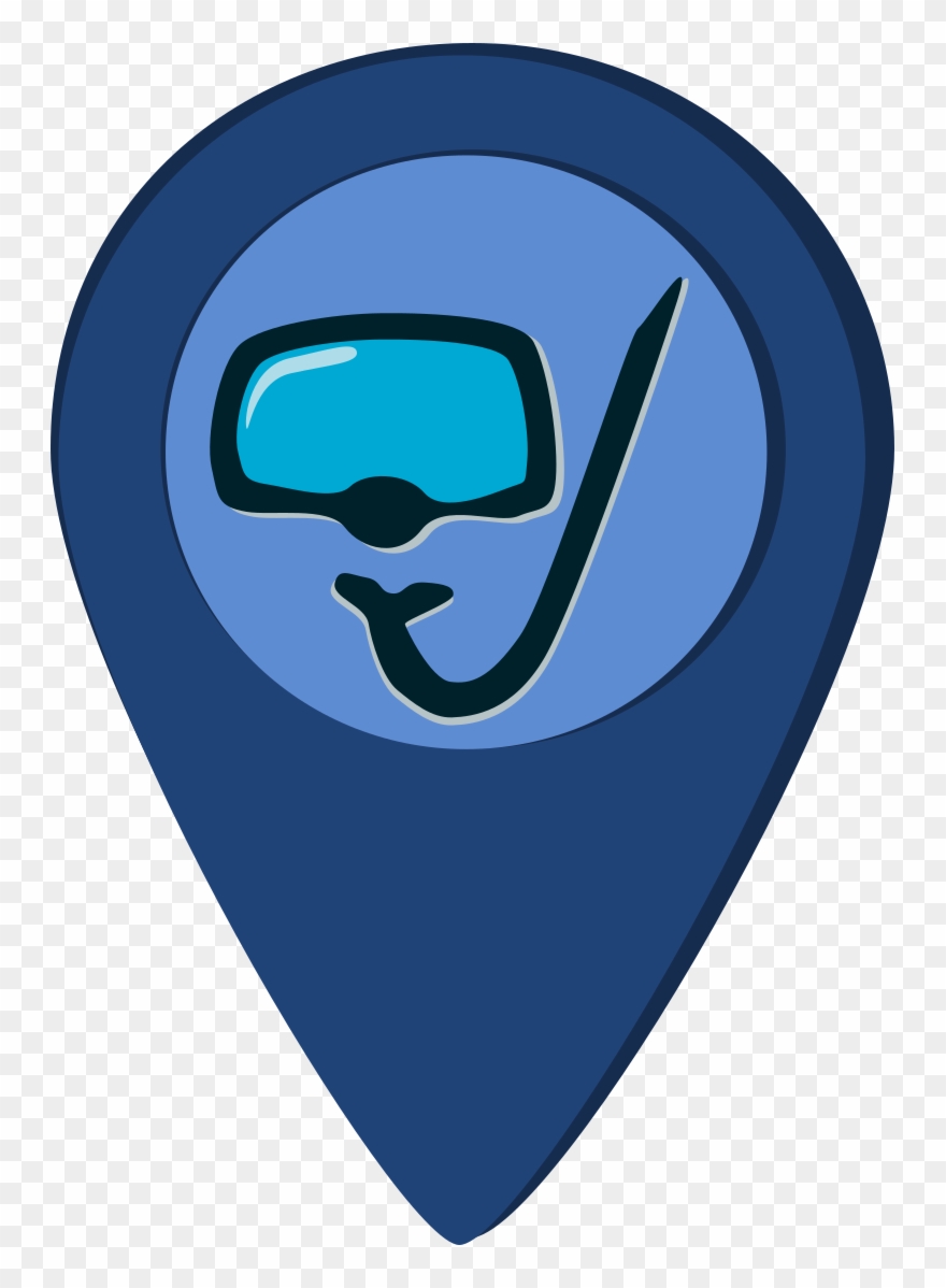 Snorkeling In Spain - Emblem Clipart