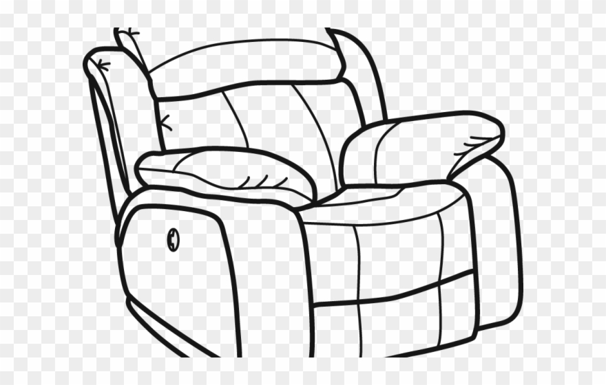Furniture Clipart Recliner Chair - Reclining Chairs Clip Art - Png Download
