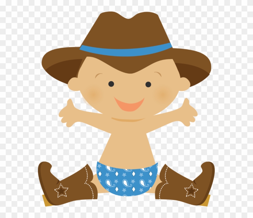 Medium Size Of Baby Shower Elegant Cowboy Baby Shower - Baby Cowboy Png Clipart
