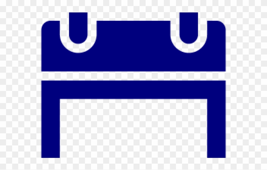 Calendar Icons Navy Blue - Majorelle Blue Clipart