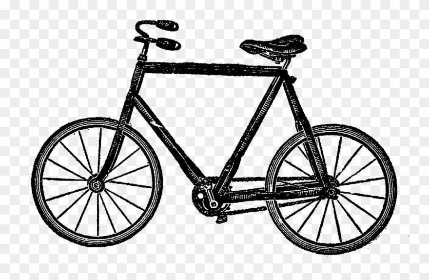 This Digital Toy Clip Art Is So Perfect For Christmas - Boy Riding A Bike Drawing - Png Download