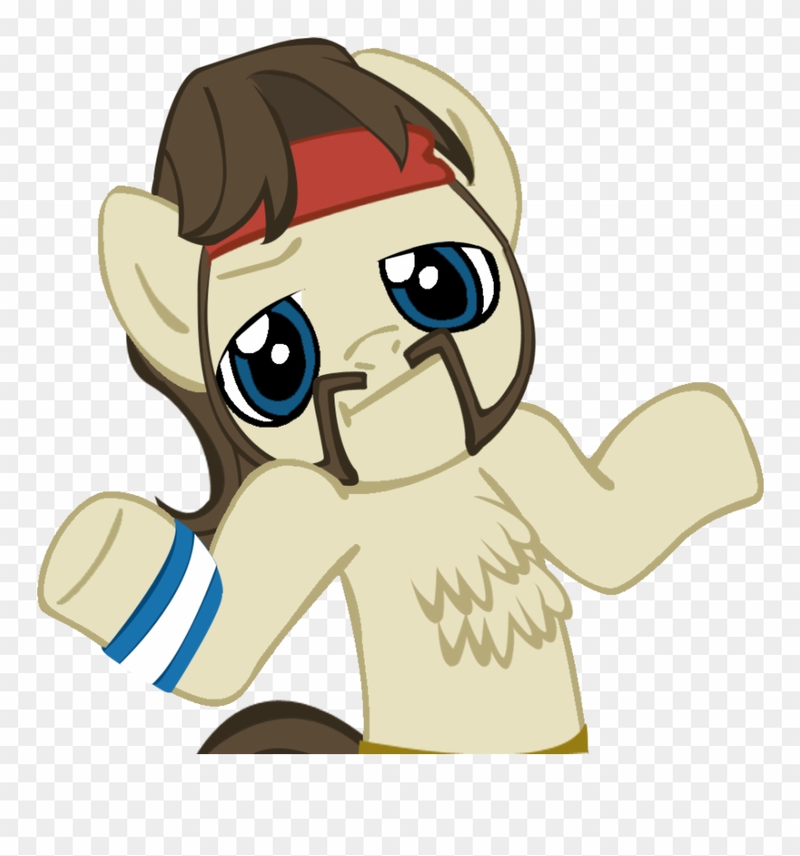 Ace Shrug - Pony Shrug Clipart