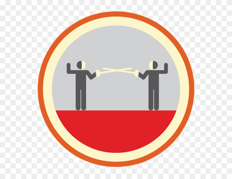 Fencing Badge If You Have This Badge, - Fencing Clipart