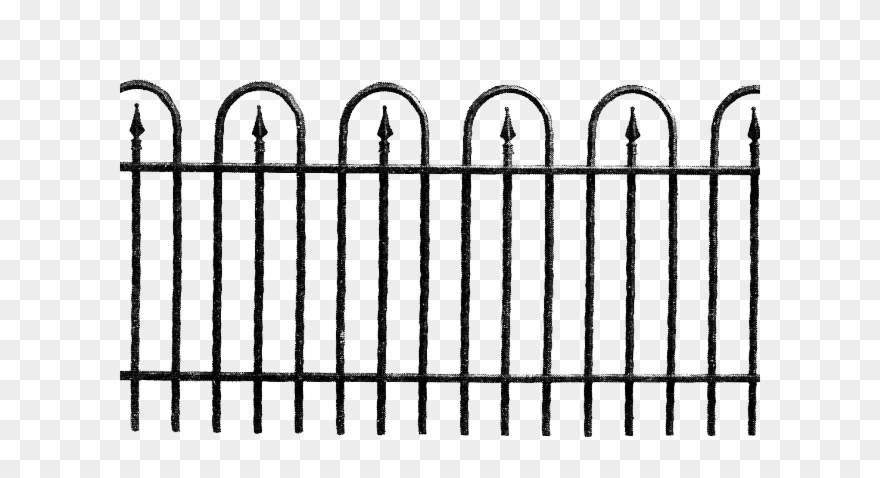 Creepy Clipart Fence - Fence - Png Download