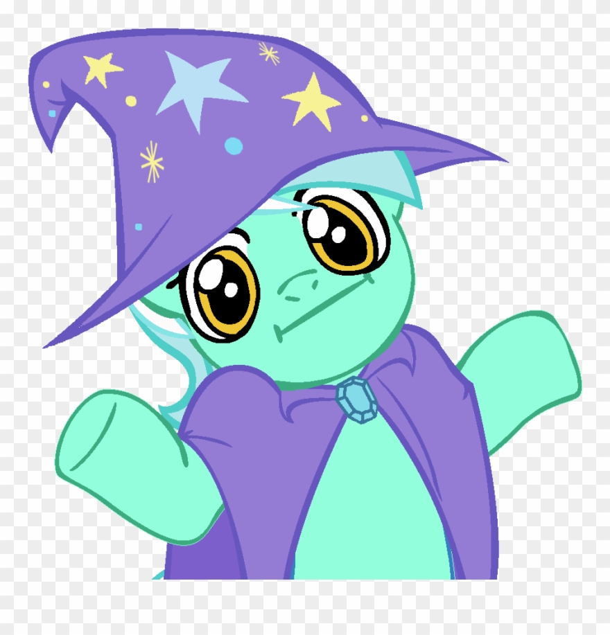 Accessory Swap, Accessory Theft, - Pony Shrug Template Clipart