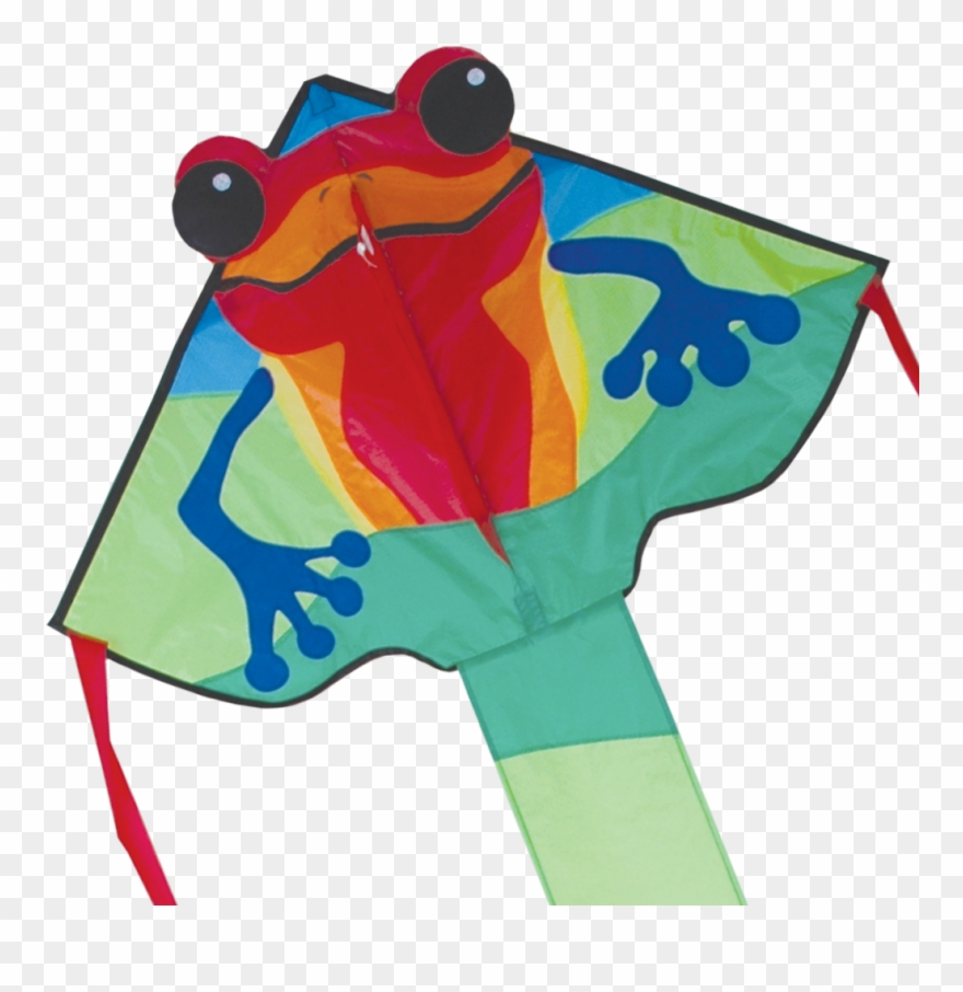 Regular Easy Flyer Kite - Easy Flyers, Poison Dart Frog, 33" X 21" Clipart