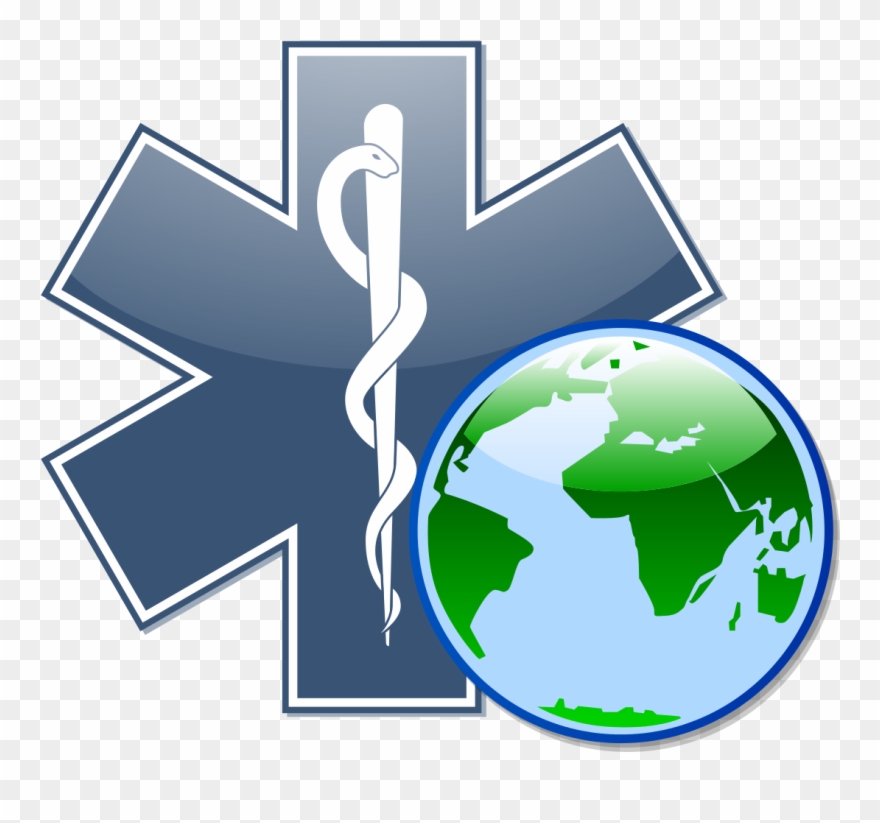 Free Icons Png - Star Of Life And The World Clipart