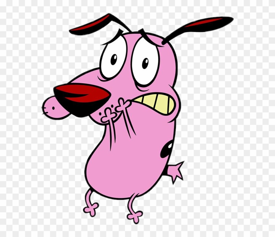 Scpinkcolor Pinkcolor Courage The Cowardly Dog Couraget - Courage The Cowardly Dog Png Clipart