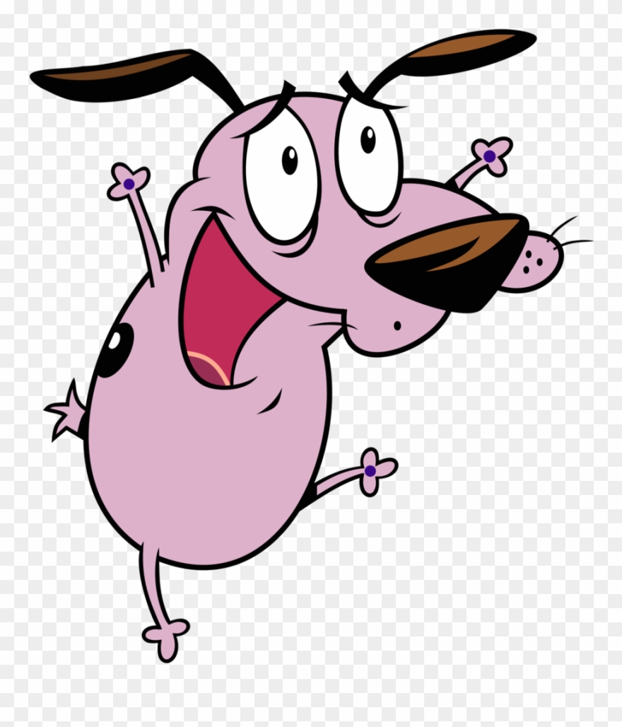 Courage - Courage The Cowardly Dog Happy Clipart