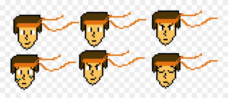 Courage Faces Sprites Clipart