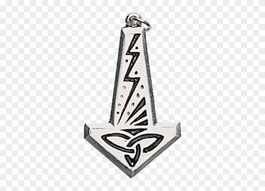 Thors Hammer Pendant For Courage And Strength - Thor's Hammer Pendant For Courage And Strength Clipart