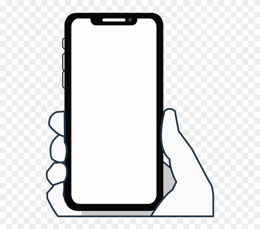 Iphone Clipart Smartphone Accessory - Celular Sin Fondo Png Transparent Png