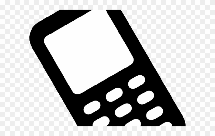 Smartphone Clipart Hand Phone - Cell Phone Word Art - Png Download