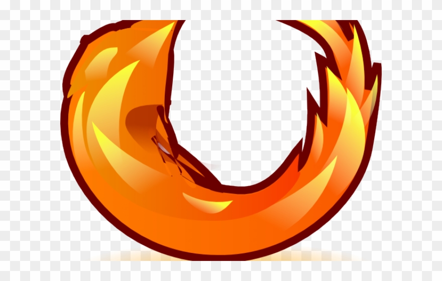 Flame Clipart Ring - Firefox - Png Download