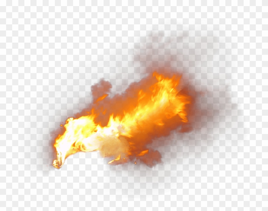 Fire Flames Clipart Fire Trail - Flames Png Transparent Png