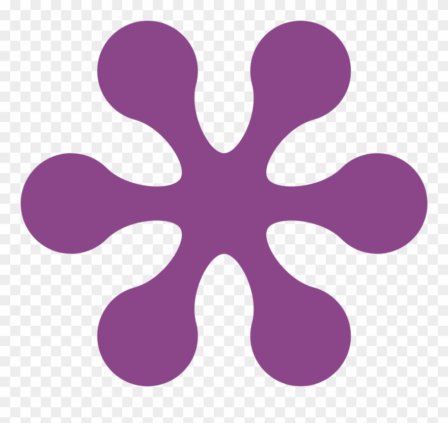 Retro Flower 3 Color Colour Orchid 4 Peace Xochi - 70s Flower Png Clipart