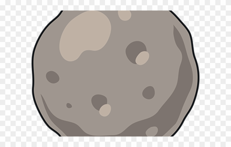 Asteroid Clipart Round Boulder - Clip Art - Png Download