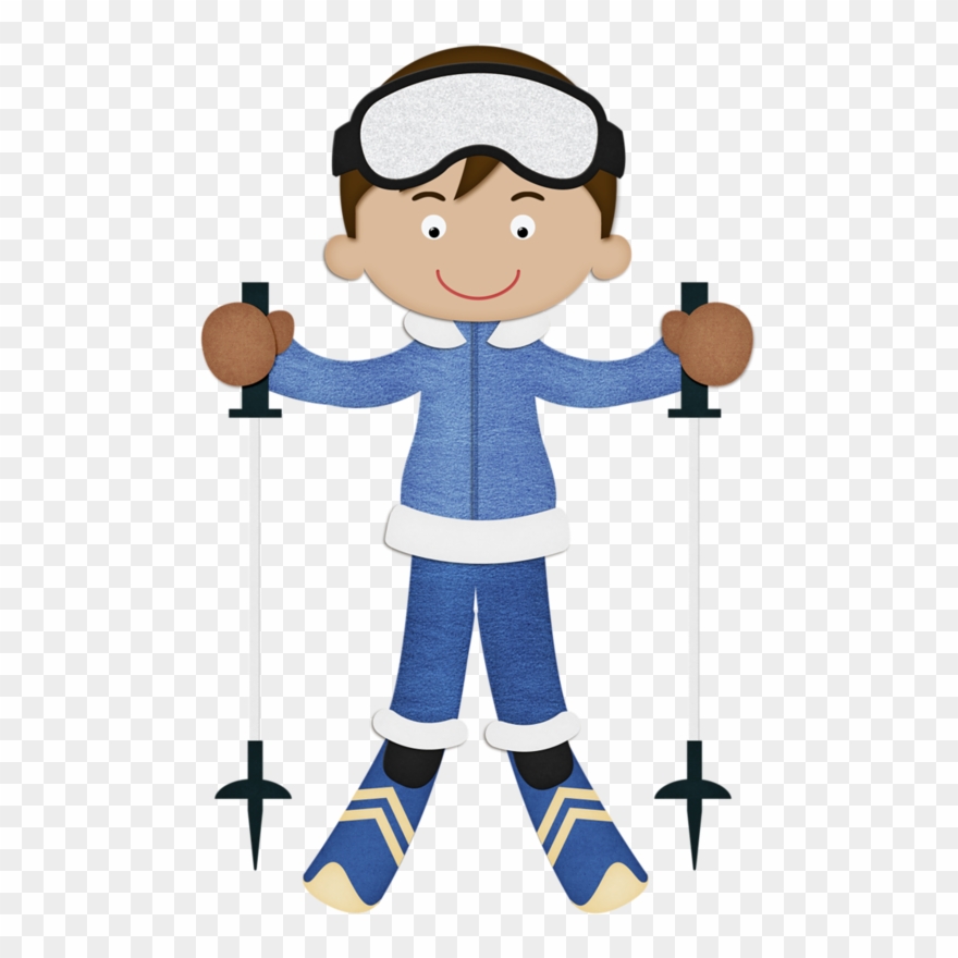 Toddler Art - Winter Wonderland People Clipart - Png Download